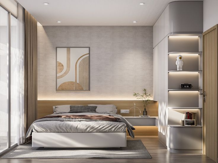Nội thất phòng ngủ 7m2 