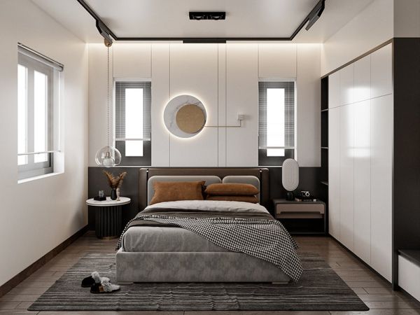 Nội thất phòng ngủ nhỏ 12m2 hiện đại và công năng Nội thất phòng ngủ nhỏ 12m2