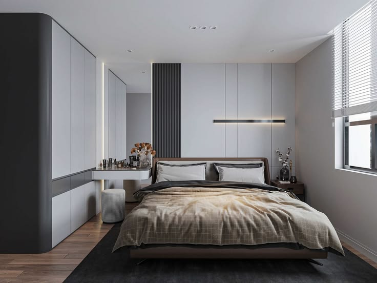 Nội thất phòng ngủ nhỏ 12m2 hiện đại và công năng Nội thất phòng ngủ nhỏ 12m2