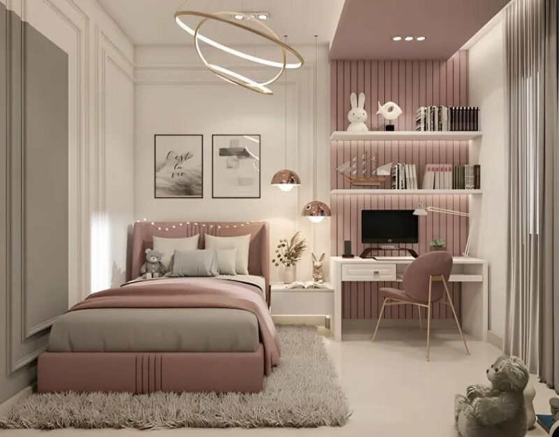 Cách trang trí phòng ngủ đơn giản cho con gái đẹp và hiện đại Trang trí phòng ngủ đơn giản cho nữ