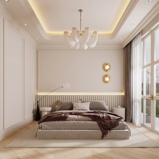 Phòng ngủ cho vợ chồng mới cưới 