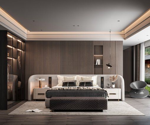 Phòng ngủ cho vợ chồng mới cưới 