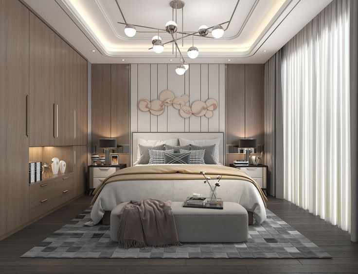 Phòng ngủ cho vợ chồng mới cưới 