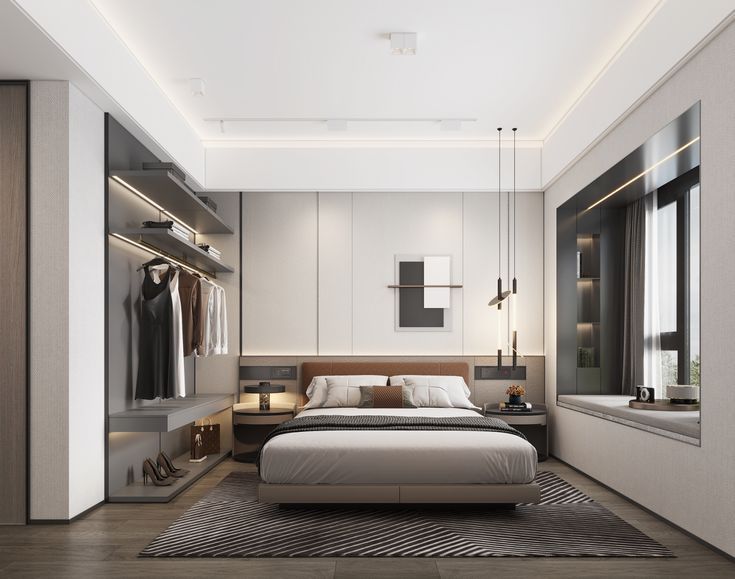 Phòng ngủ cho vợ chồng mới cưới 