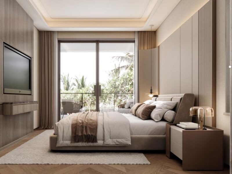 Phòng ngủ cho vợ chồng mới cưới 