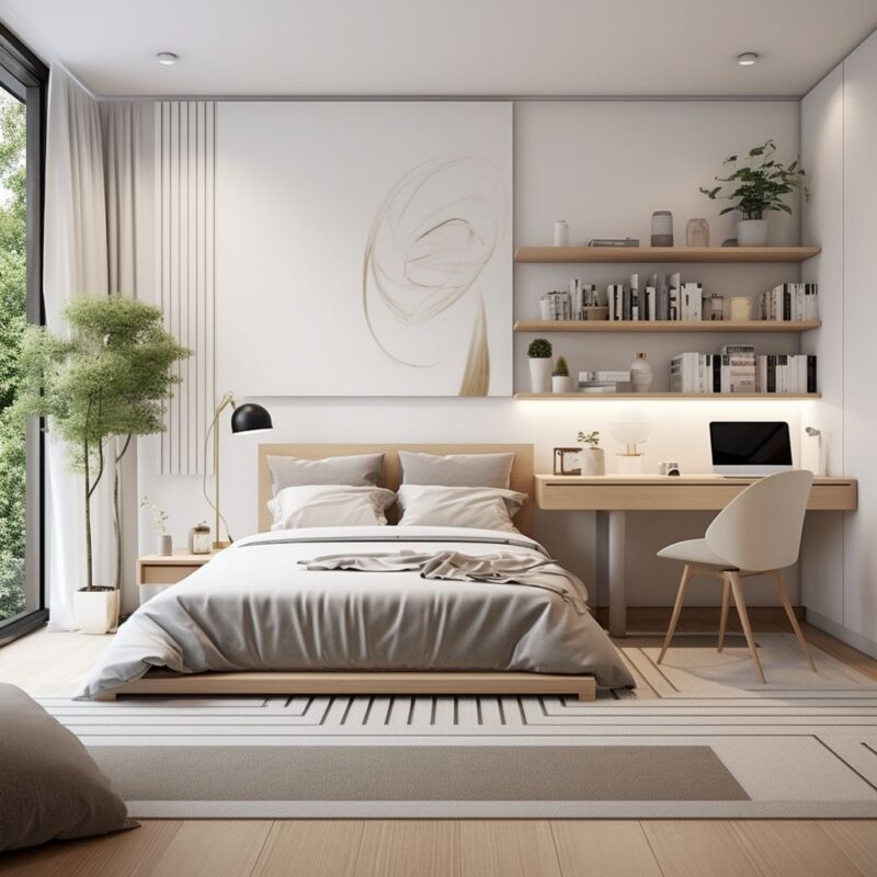 Phòng ngủ đẹp cho nhà ít tiền