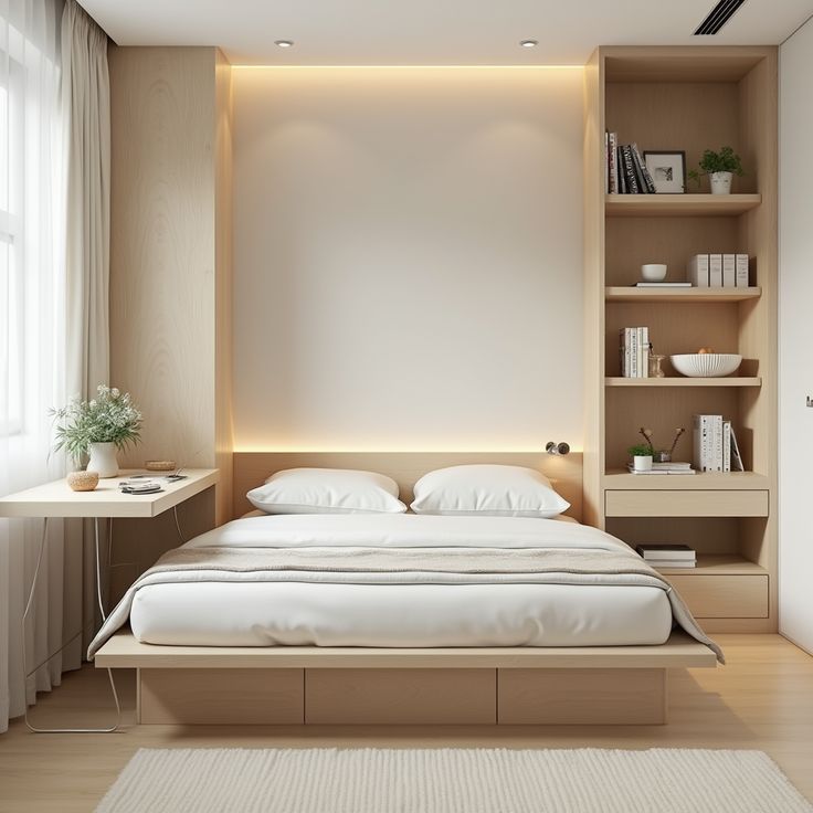 Phòng ngủ đẹp cho nhà ít tiền