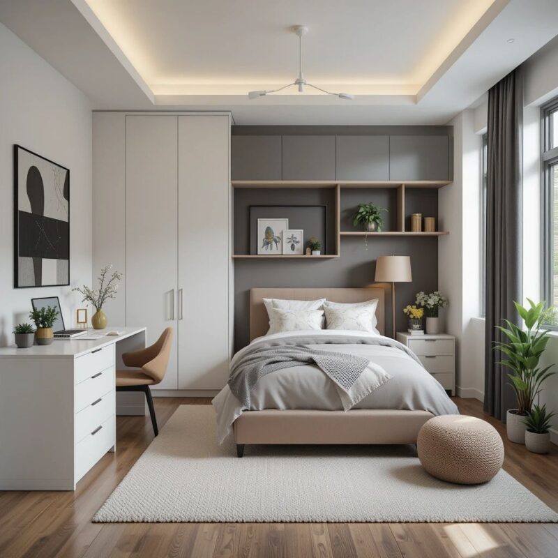 Phòng ngủ đẹp cho nhà ít tiền