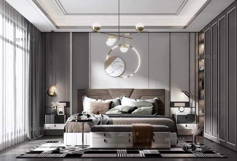 Những mẫu thiết kế phòng ngủ đẹp sang trọng tại Nội thất Hoàng Sơn Thiết kế phòng ngủ đẹp sang trọngS