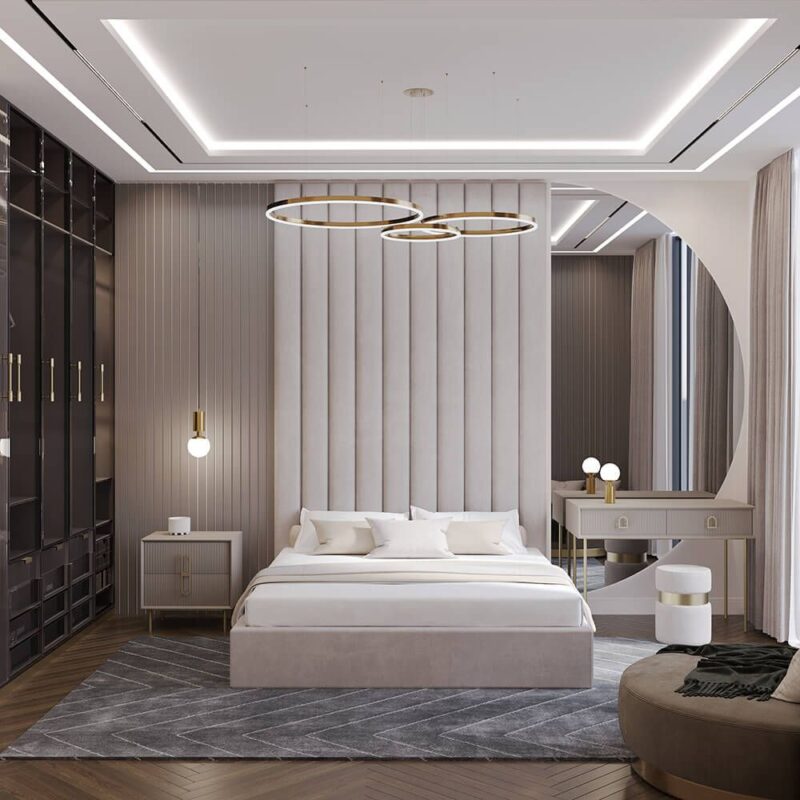 Phòng ngủ sang trọng hiện đại 