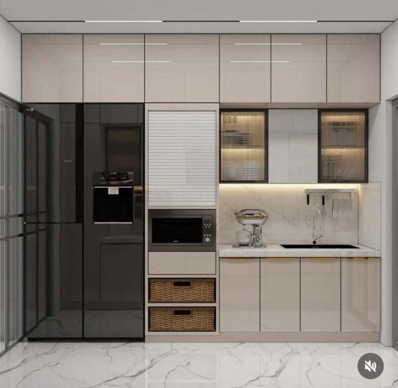 Tủ bếp hình chữ I 