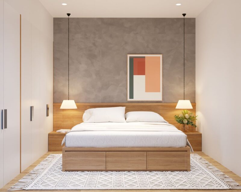 Phòng ngủ nhỏ 6m2 