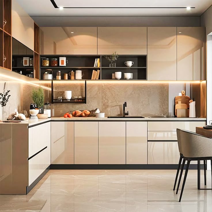 Tủ bếp nhỏ và gọn 