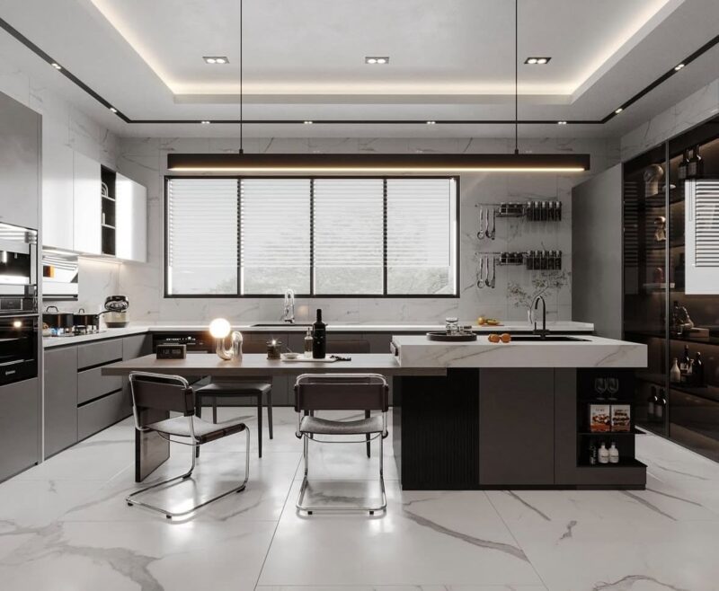 Tổng hợp các kiểu bàn ăn đơn giản ở nhà bếp được yêu thích hiện nay Các kiểu bàn ăn đơn giản