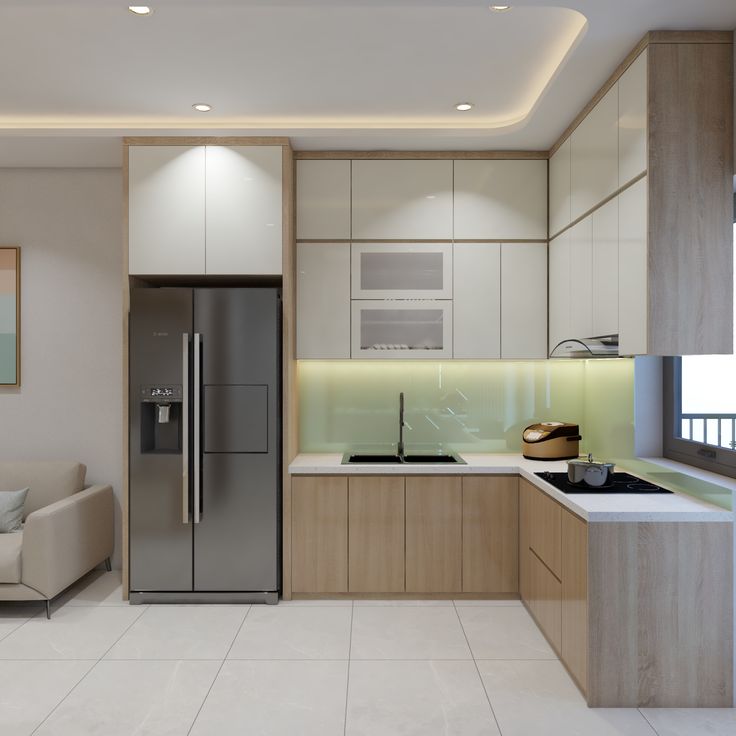 Tủ bếp nhỏ và gọn 