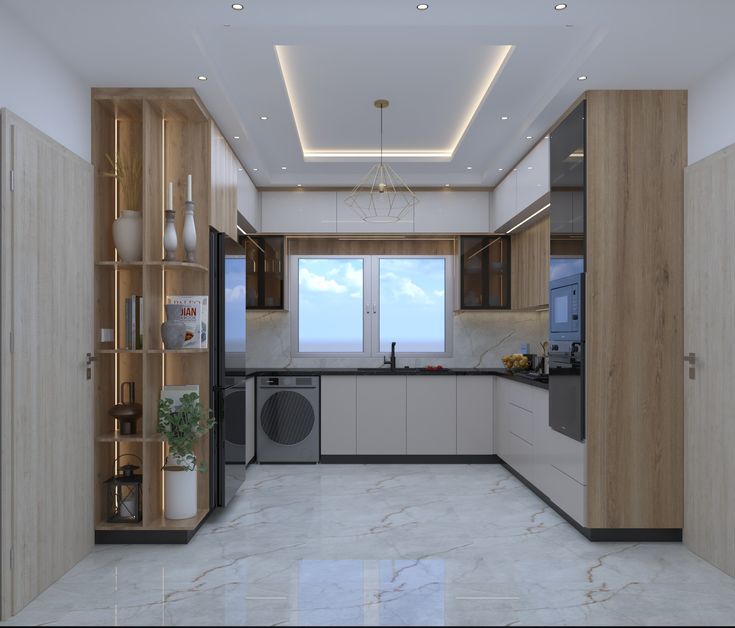 Tủ bếp hình chữ U 