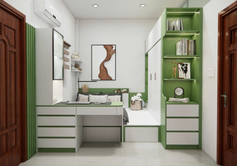 Bàn giao dự án thiết kế phòng ngủ cho nhà chị Hồng quận 11, TP.HCM