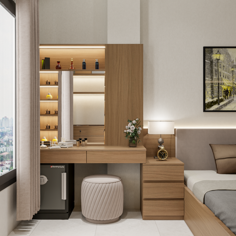 Bàn giao dự án thiết kế phòng ngủ cho chị Mai Phú Nhuận, TP. HCM Dự án thiết kế phòng ngủ cho chị Mai - Phú Nhuận