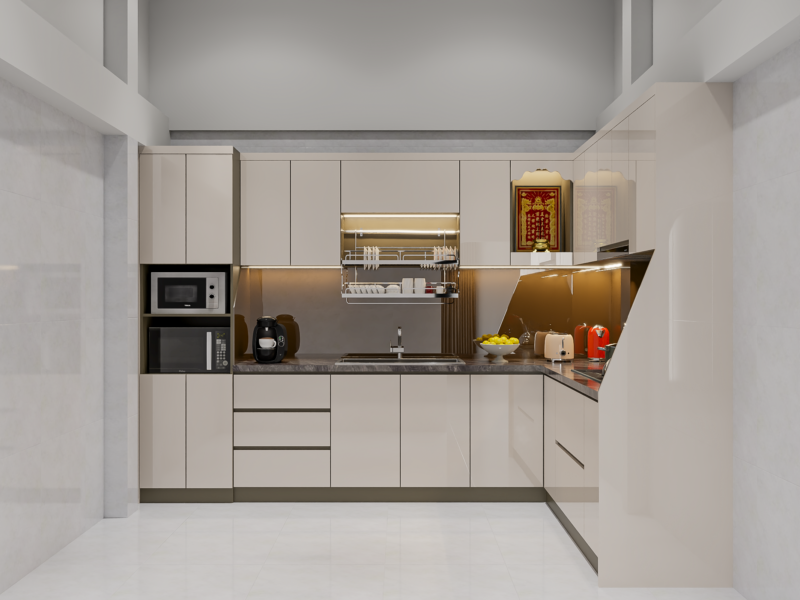 Bàn giao dự án thiết kế tủ bếp cho chị Dinh quận 11, TP.HCM Dự án thiết kế tủ bếp cho nhà chị Dinh, quận 11