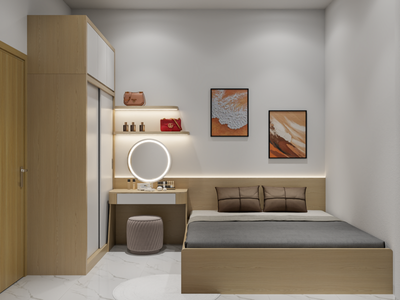 Dự án thiết kế phòng ngủ cho nhà anh Đông Long An