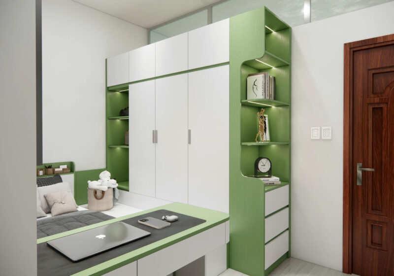 Dự án thiết kế phòng ngủ cho nhà chị Hồng quận 11 