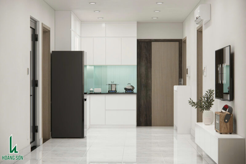Bàn giao dự án thiết kế phòng bếp cho nhà anh Tài, quận 9 Dự án thiết kế phòng ngủ cho nhà anh Tài quận 9