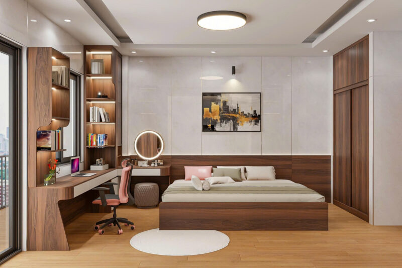 Bàn giao dự án thiết kế phòng ngủ cho nhà anh Hiệp quận 8 - TP. HCM Bàn giao dự án thiết kế phòng ngủ cho nhà anh Hiệp quận 8