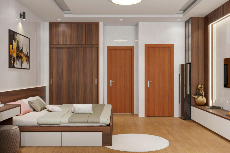 Bàn giao dự án thiết kế phòng ngủ cho nhà anh Hiệp quận 8 - TP. HCM Dự án thiết kế phòng ngủ cho nhà anh Hiệp - quận 8