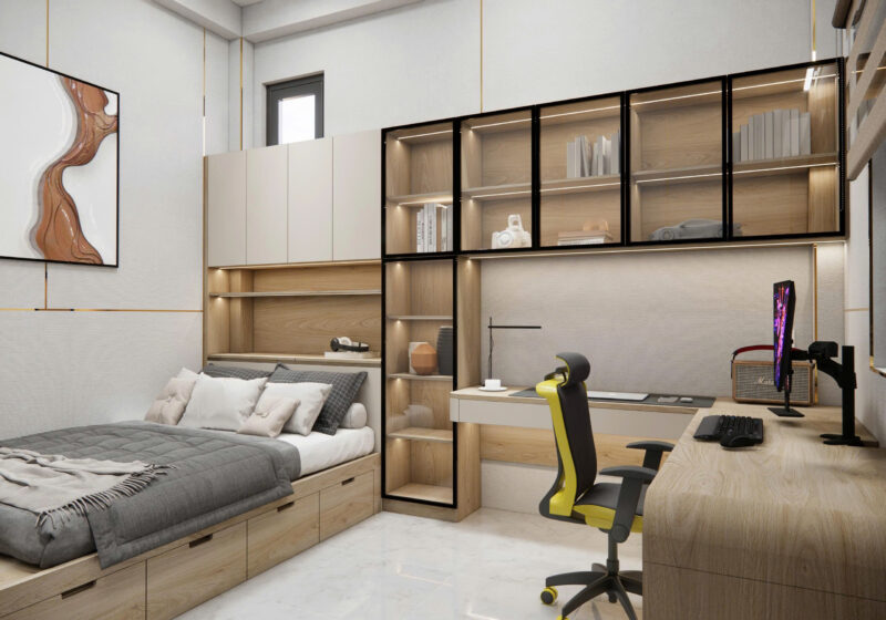 Dự án thiết kế phòng ngủ cho nhà chị Hà quận 8 