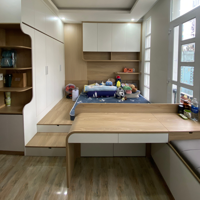 Bàn giao nội thất phòng ngủ cho anh Trung quận 3 