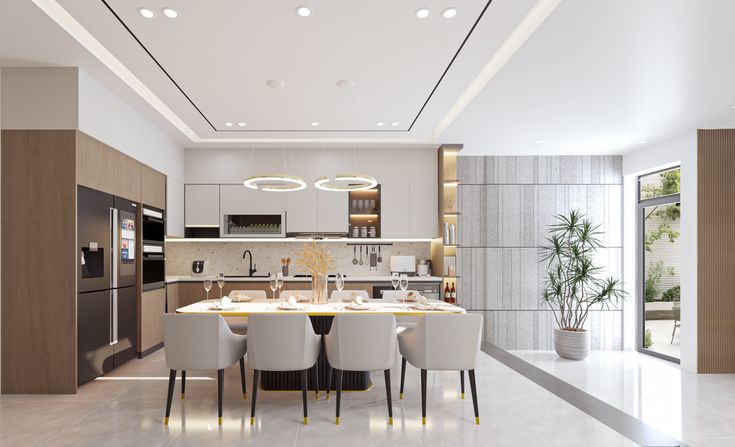 Cách bố trí phòng bếp 15m2 đẹp và tiện nghi Bố trí phòng bếp 15m2