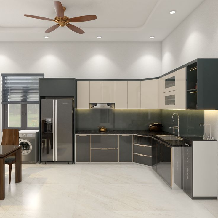 Cách bố trí phòng bếp 15m2 đẹp và tiện nghi Bố trí phòng bếp 15m2