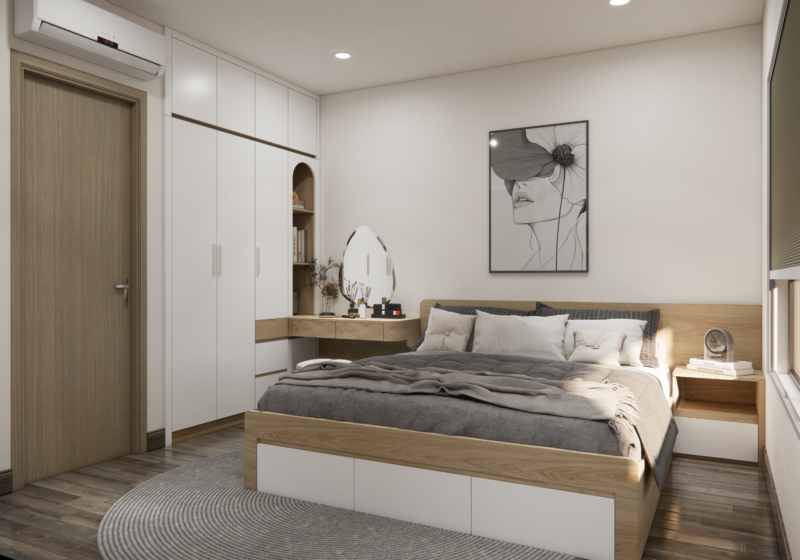 Dự án thiết kế phòng ngủ cho nhà anh Minh quận 9, TP. HCM