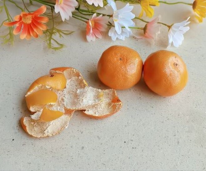 Khử mùi bằng vỏ cam, quýt