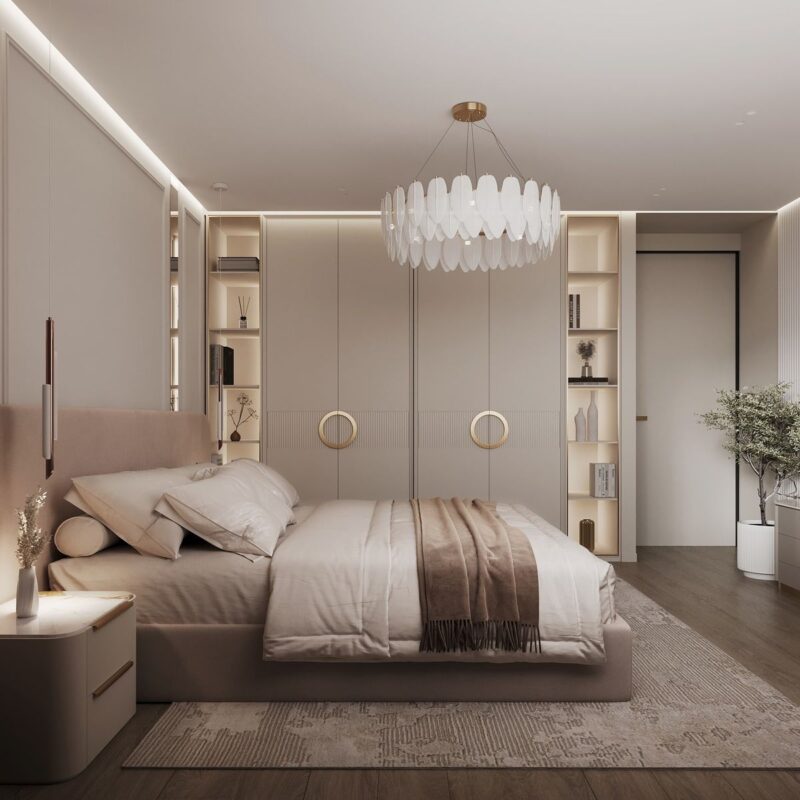 Các mẫu nội thất phòng ngủ nhỏ 8m2 được ưa chuộng hiện nay Nội thất phòng ngủ 8m2