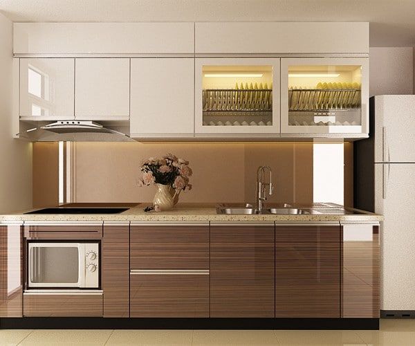 Phòng bếp nhỏ nên dùng màu gì? Các màu giúp không gian phòng bếp trông rộng hơn Phòng bếp nhỏ