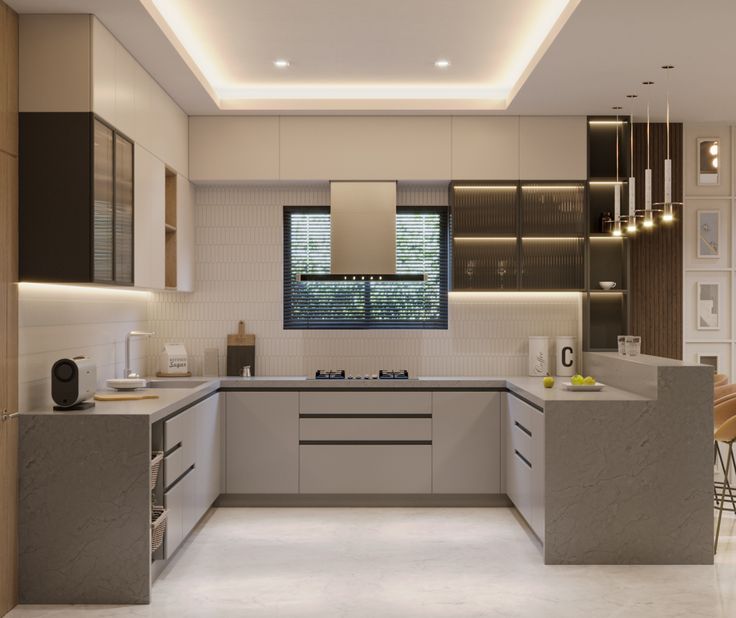 Phòng bếp nhỏ nên dùng màu gì? Các màu giúp không gian phòng bếp trông rộng hơn Kết hợp màu sáng và màu nhấn