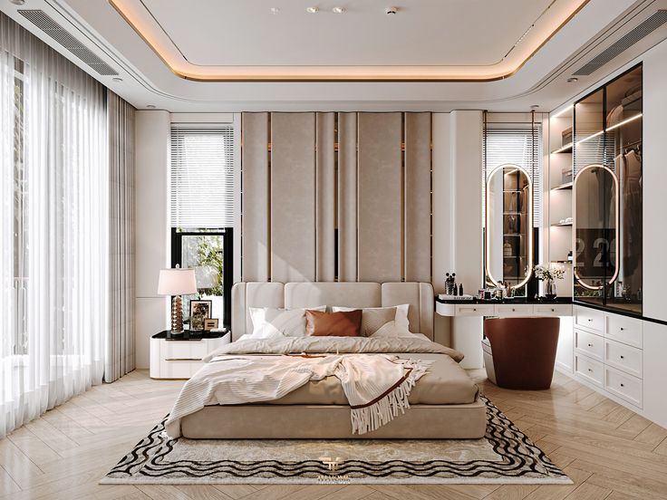 Các mẫu phòng ngủ 30m2 đẹp, hiện đại và tối ưu công năng Phòng ngủ 30m2