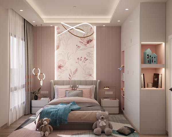 Tổng hợp các mẫu phòng ngủ dễ thương tại Nội thất Hoàng Sơn Phòng ngủ dễ thương