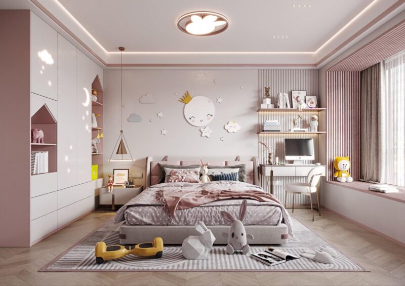 Tổng hợp các mẫu phòng ngủ dễ thương tại Nội thất Hoàng Sơn Phòng ngủ dễ thương