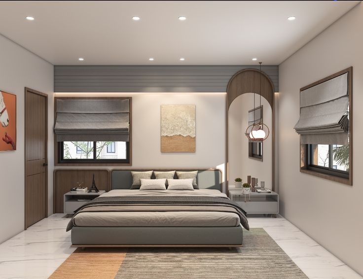 Tổng hợp các mẫu phòng ngủ đẹp 16m2 tại Nội thất Hoàng Sơn Phòng ngủ đẹp 16m2