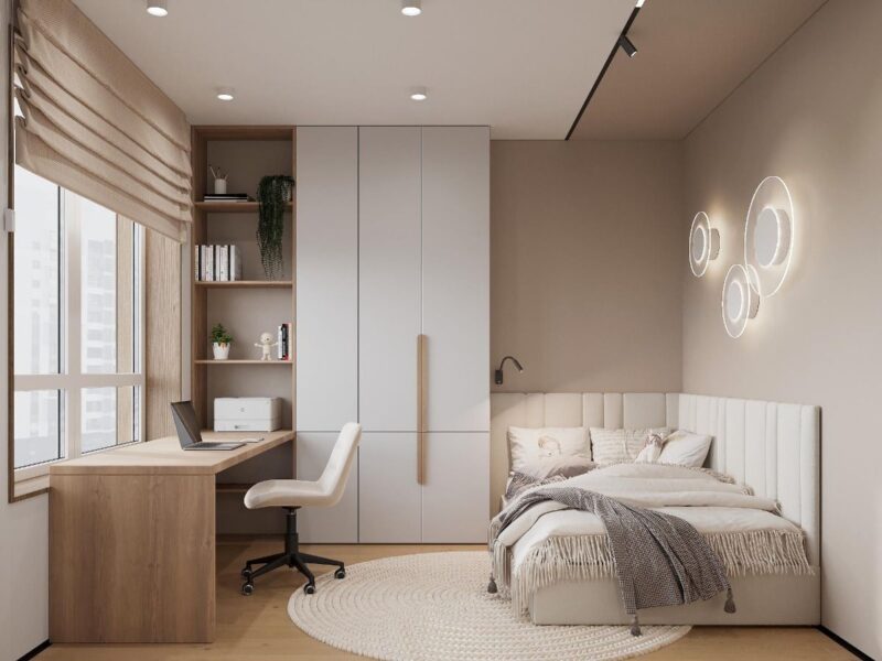 Các mẫu phòng ngủ đẹp 4m2 được ưa chuộng hiện nay Phòng ngủ đẹp 4m2