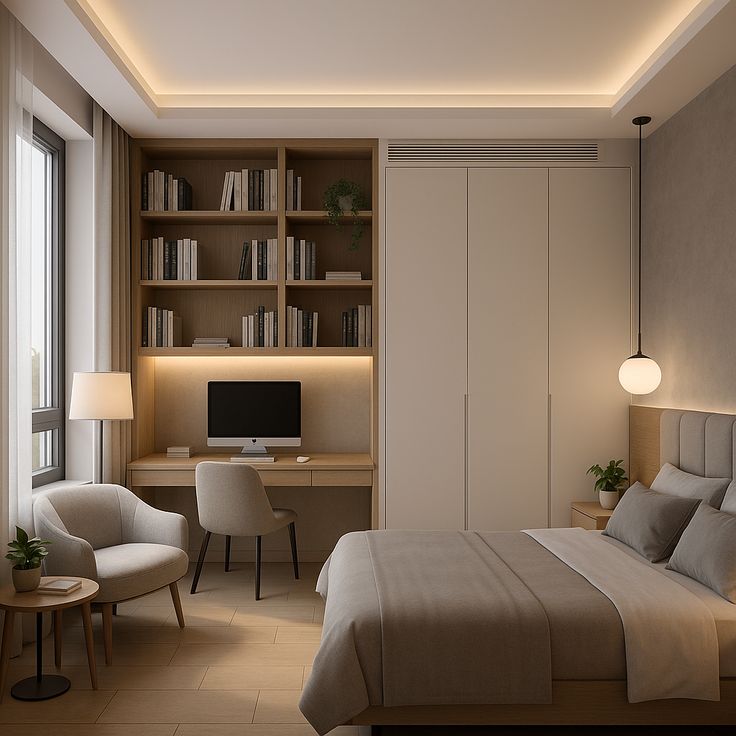 Các mẫu phòng ngủ đẹp 4m2 được ưa chuộng hiện nay Tạo không gian lưu trữ dưới giường