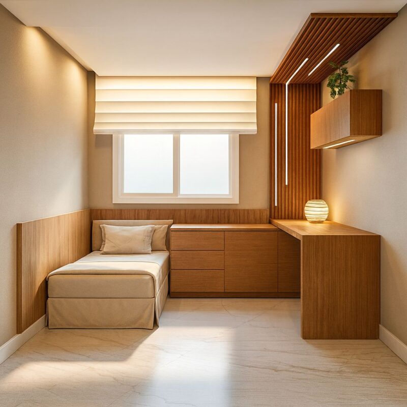 Các mẫu phòng ngủ đẹp 4m2 được ưa chuộng hiện nay Phòng ngủ đẹp 4m2