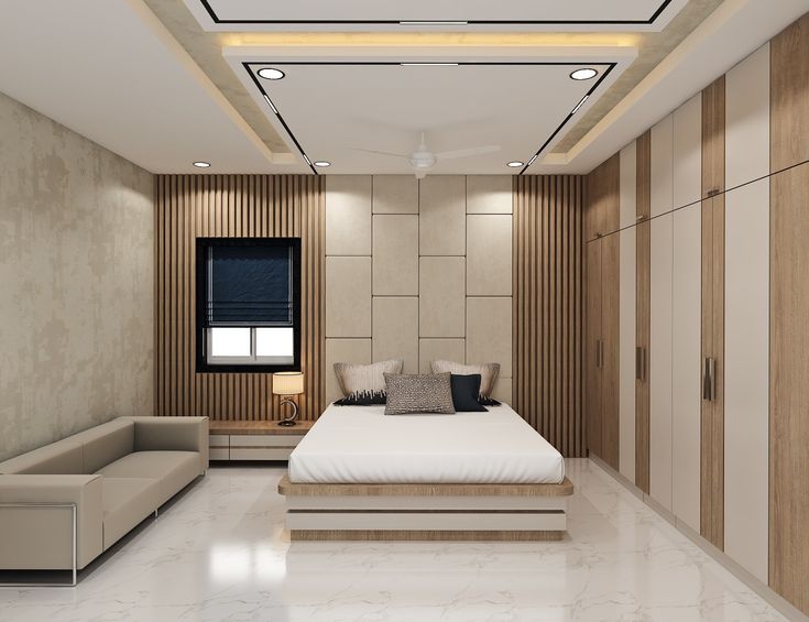 Mẫu phòng ngủ đẹp đơn giản 15m2 hiện đại và đầy đủ công năng Phòng ngủ đẹp đơn giản 15m2