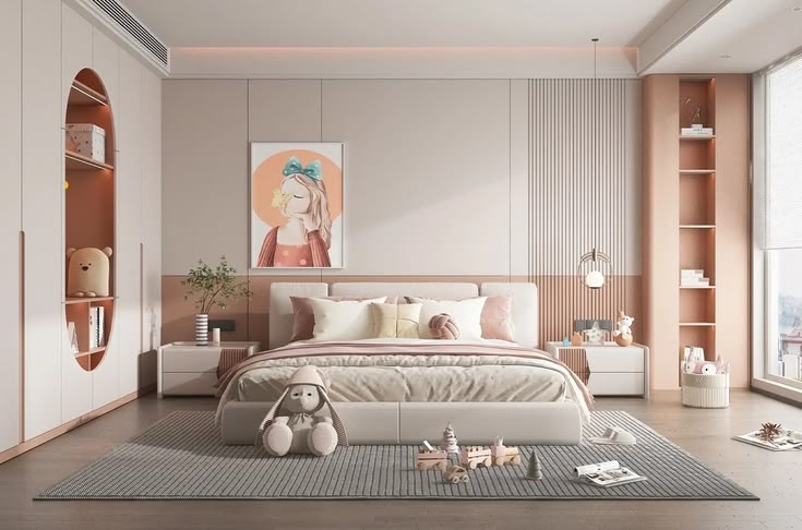 Mẫu phòng ngủ đẹp đơn giản 15m2 hiện đại và đầy đủ công năng Phòng ngủ đẹp đơn giản 15m2