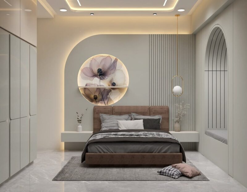 Tổng hợp các mẫu phòng ngủ gam màu lạnh tại Nội thất Hoàng Sơn Phòng ngủ gam màu lạnh