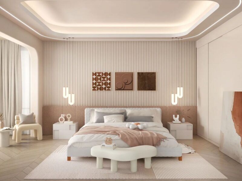 Tổng hợp các mẫu phòng ngủ tông màu trắng tại Nội thất Hoàng Sơn Phòng ngủ tông màu trắng