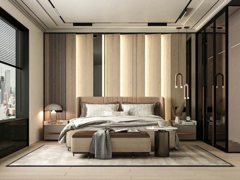 Phòng  ngủ vào ngủ mùa mưa