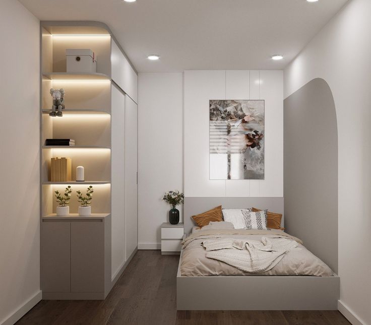 Tổng hợp các mẫu phòng ngủ vợ chồng 10m2 Phòng ngủ vợ chồng 10m2